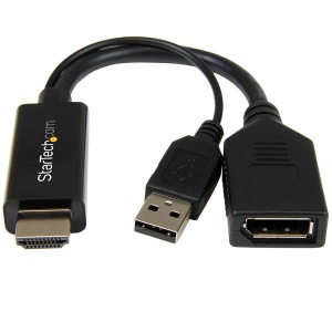 StarTech.com HDMI to DisplayPort Converter - 4K HD2DP