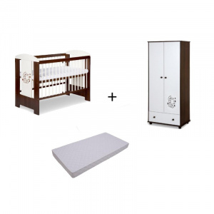 Klups Mobilier Teddy with stars , Wenge 3