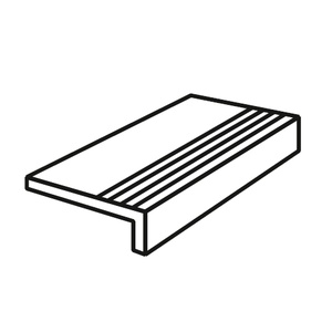 Ströher Element de treapta Keraplatte Terra 4824 S313