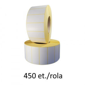 ZINTA Role etichete termice 71.6x30mm, 450 et./rola - 71.6X30X450-TH