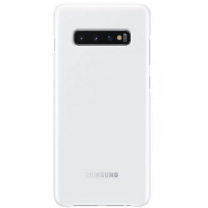 Samsung Protectie Spate Led EF-KG975CWEGWW pentru Galaxy S10 Plus (Alb)