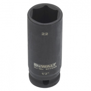 DeWALT Cheie tubulara de impact adanca 1/2 22 mm - DT7556
