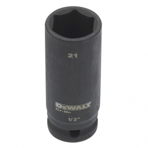 DeWALT Cheie tubulara de impact adanca 1/2 21 mm - DT7555