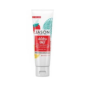 JASON Pasta Naturala de Dinti Copii cu Capsuni, 119g