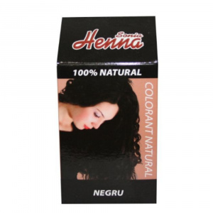 Kian Cosmetics Colorant natural pentru păr, Sonia Henna negru, 100 g