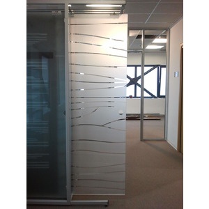 Eclisse Usa glisanta sticla Zebrano 700X2100 mm