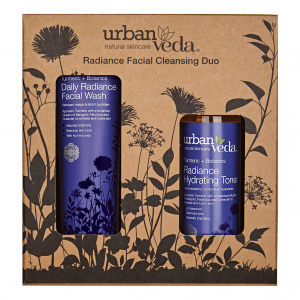 Urban Veda Radiance Set pentru ten uscat Cleansing Duo 300ml