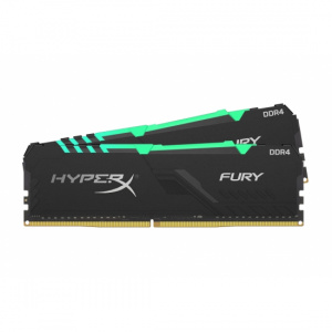 Kingston HyperX Fury RGB , 32GB(2 x 16GB) DDR4, 3200Mhz, CL16 HX432C16FB3AK2/32