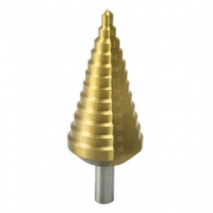 Dedra Burghiu in trepte pentru metal , HSS, TiN, 6-38 mm