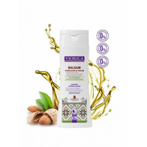 Viorica Balsam pentru par Stralucire si Volum cu ulei de migdale, 250 ml