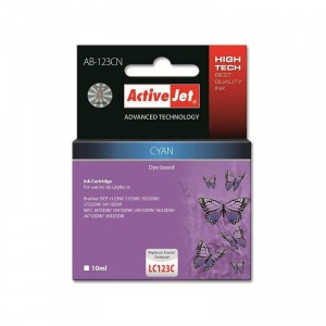 ActiveJet Cartus AC-LC123 cyan compatibil Brother LC-123C