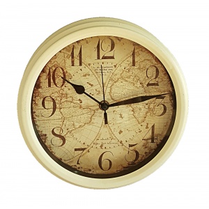 Ideal Lux Ceas de Perete Vintage Alb - Harta Lumii
