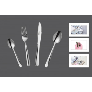 Vanora Set tacamuri, Athena, 24 piese, inox, VN-HIP2203