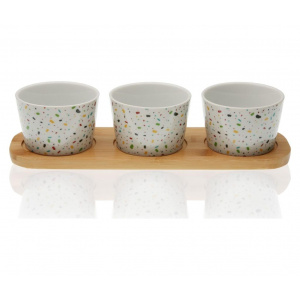 Versa Set 3 boluri Vivid Terrazzo -, Multicolor