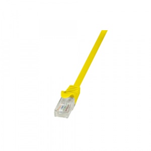 LogiLink Patch Cable Cat.5e U/UTP, Yellow, 1,50m