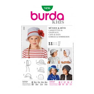 Burda Style Caciuli - Palarii - Sepci 9496