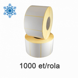 ZINTA Role etichete termice 58x43mm, pentru congelate, Top Thermal, 1000 et./rola - 58X43X1000-TTH-DF