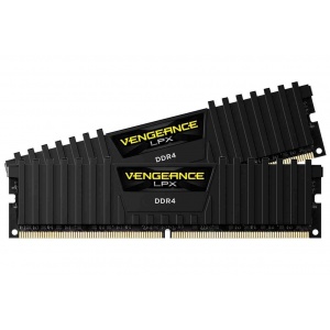 Corsair Vengeance® LPX 32GB (2 x 16GB) DDR4 DRAM 3000MHz C16 Memory Kit - Black CMK32GX4M2D3000C16