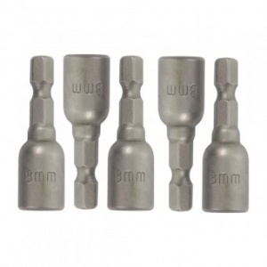 Gadget Set 5 biti tubulara cu cap magnetic 8x65mm 330586