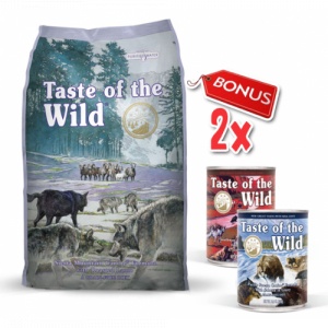Taste of the Wild Sierra Mountain - 13 Kg + 2 Conserve GRATIS