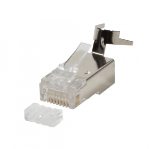 LogiLink Modular Plug Cat.6A RJ45 for Cat7,Cat.6A, Cat.6 cable, 50pcs. set, shielded MP0033
