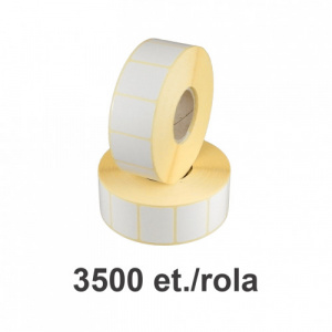 ZINTA Role etichete semilucioase 32x10mm, 3500 et./rola - 32X10X3500-SGP
