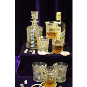 Glass LPS Bohemia Set de 7 piese pentru whisky model Blade