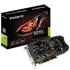 Gigabyte GeForce GTX 1050 Ti WindForce 2X OC, 4GB, GDDR5, 128 bit GV-N105TWF2OC-4GD