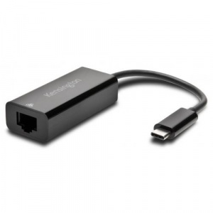 Kensington Adaptor retea Adapter CA1100E, USB-C, Black K33475WW