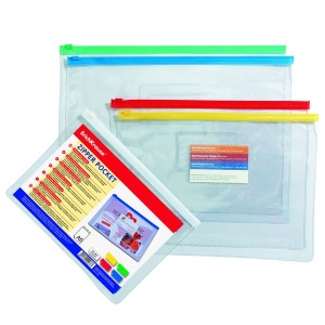 ErichKrause Mapa de plastic cu fermoar colorat
