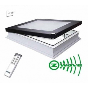 Fakro Fereastra electrica acoperis terasa DEF 60 x 60 cm Model geam: DU6