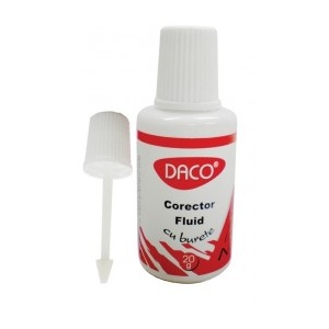 Daco Corector fluid cu burete