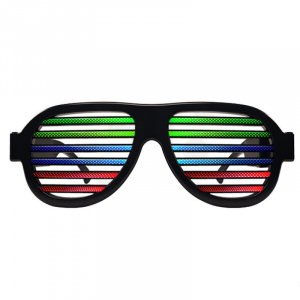 THE ICONIC Ochelari cu Led de Club si Festival Reactivi
