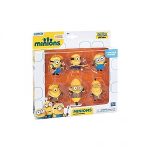 Minions 6 minifigurine cu brate articulate