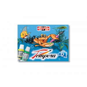 Koh-I-Noor Tempera 6 culori - Lumea Apelor Koh-I-Noor K162547