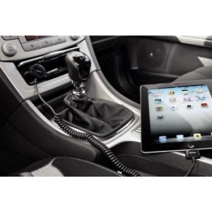 HAMA Car Charger for Apple iPad, 30 pins, 5 V/2.1 A, black 106301