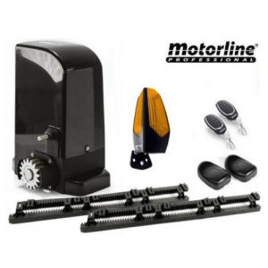 Motorline Kit complet automatizare Bravo500 poarta culisanta cu cremaliera 4 m