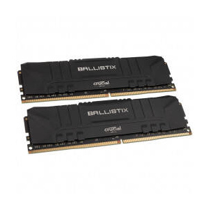 Crucial Ballistix 16GB Kit (2 x 8GB) DDR4-3600 Desktop Gaming Memory (Black) BL2K8G36C16U4B