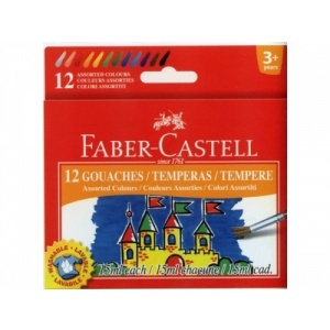 Faber-Castell GUASE 12 CULORI 15ML 161112