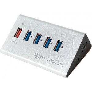 LogiLink USB 3.0 High Speed Hub 4-Port + 1x Fast Charging Port UA0227