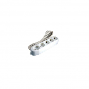 IPEE Prelungitor ceramic cu 5 locasuri, lungime 3m PC5L3M, 3x1.5 mm, contact de protectie