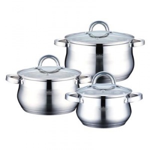 Peterhof Set oale din inox cu capac 6 piese PH-15236