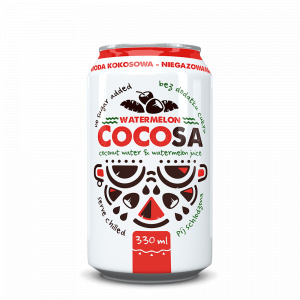 Diet-Food Apa de Cocos Naturala cu Pepene Rosu 330 ml