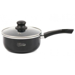 Vanora Tigaie cu capac VN-MSF-18C 18 x 8 cm 1.6 L (Negru)