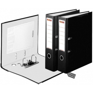 Eagle Biblioraft A4 negru 50mm plastifiat economic PP 9308E