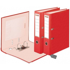 Eagle Biblioraft A4 rosu 50mm plastifiat economic PP 9308E