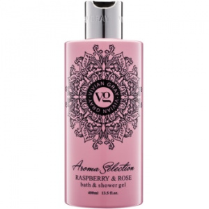 Vivian Gray Aroma Selection Raspberry & Rose gel de dus si baie 400 ml