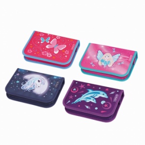 Herlitz Pencil empty case girls mix I designs assorted 50008483