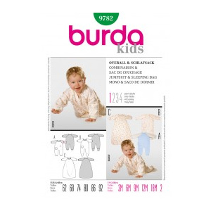 Burda Style Combinezon nou-nascut si sac de dormit 9782