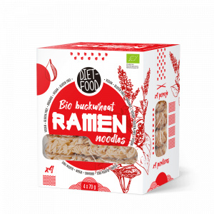Diet-Food Paste Ramen Bio Tip Soba 100% Hrisca 280 grame